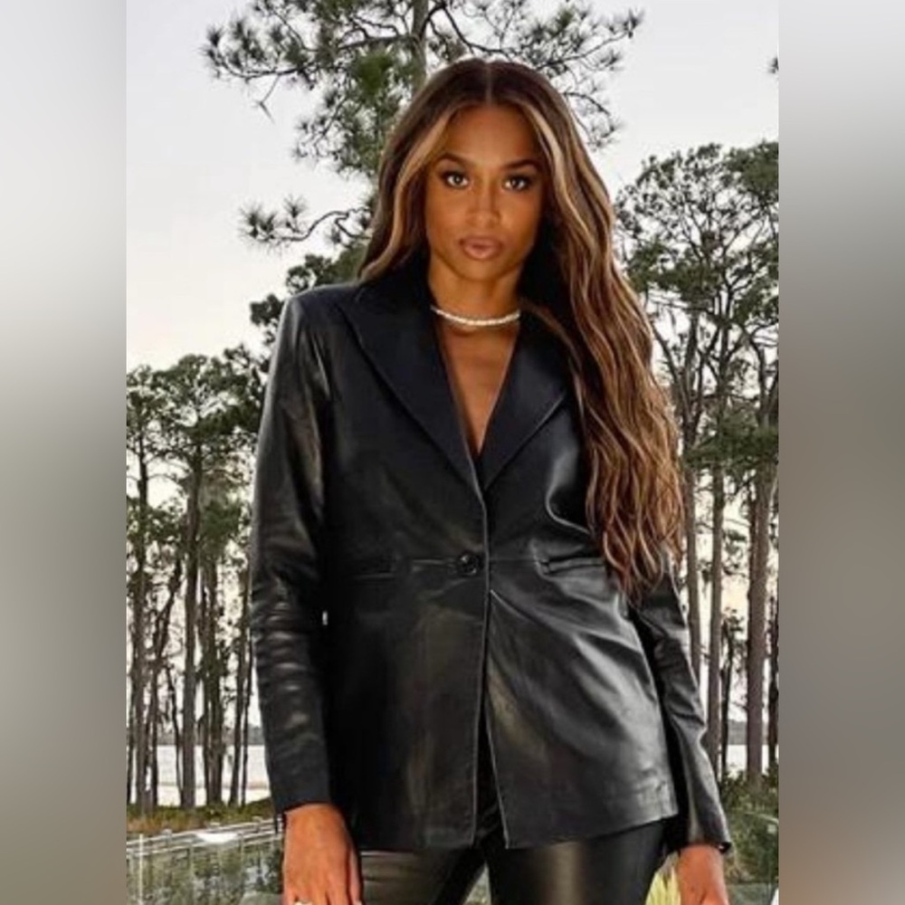 Women's Black Leather Jacket